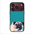 Pug is on the Phone iPhone 18 Pro / 18 Pro Max Case