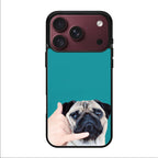Pug is on the Phone iPhone 18 Pro / 18 Pro Max Case