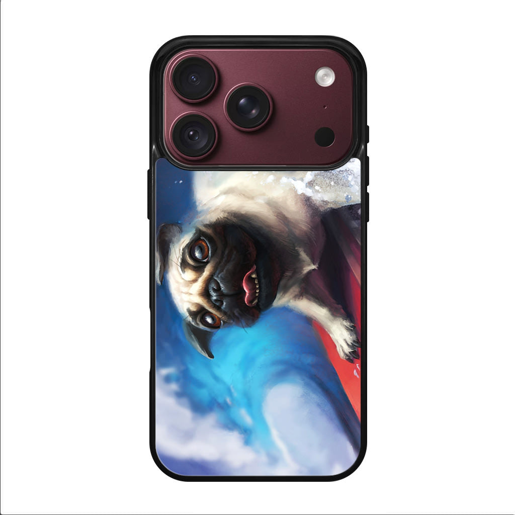 Pug Surfers iPhone 18 Pro / 18 Pro Max Case