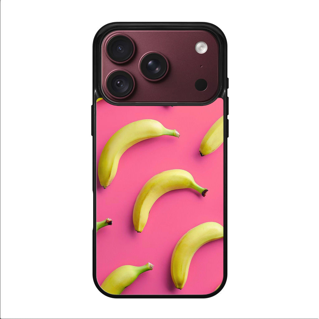 Real Bananas Fruit Pattern iPhone 18 Pro / 18 Pro Max Case