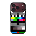 Scheme Pause TV Colorful Mesh iPhone 18 Pro / 18 Pro Max Case
