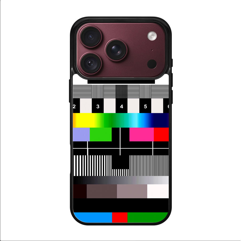 Scheme Pause TV Colorful Mesh iPhone 18 Pro / 18 Pro Max Case