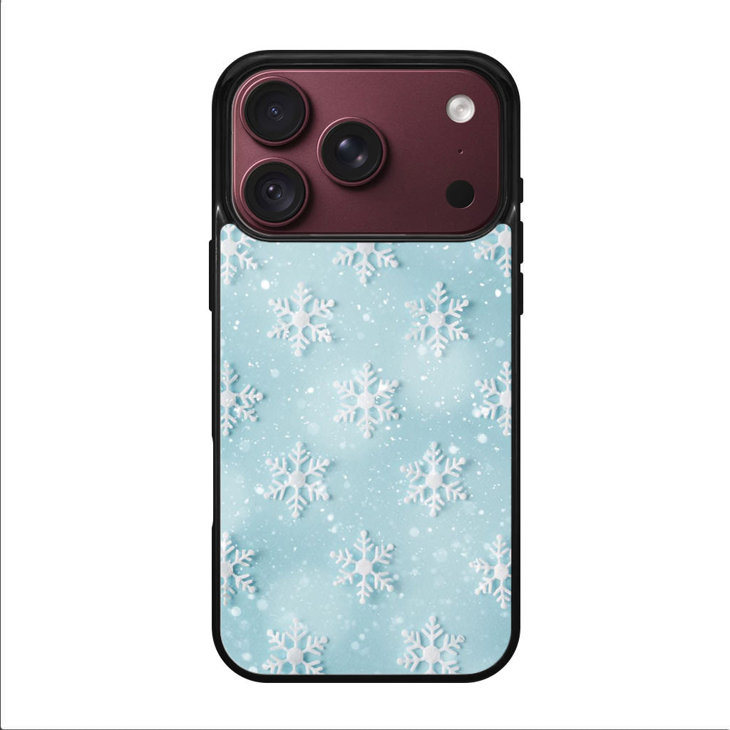 Snowflakes Pattern iPhone 18 Pro / 18 Pro Max Case