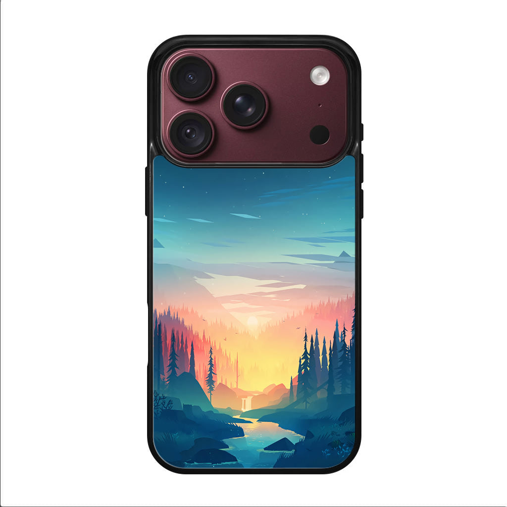 Sunset at The River iPhone 18 Pro / 18 Pro Max Case