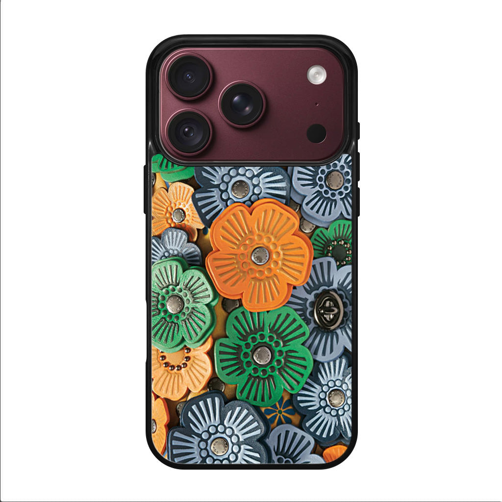 Tea Rose Applique iPhone 18 Pro / 18 Pro Max Case
