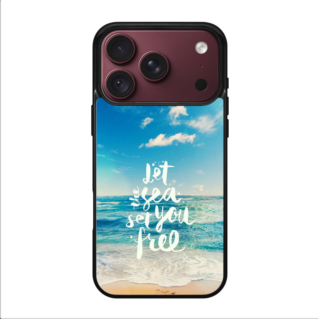 The Sea Set You Free iPhone 18 Pro / 18 Pro Max Case