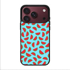 Watermelon Fruit Pattern Blue iPhone 18 Pro / 18 Pro Max Case