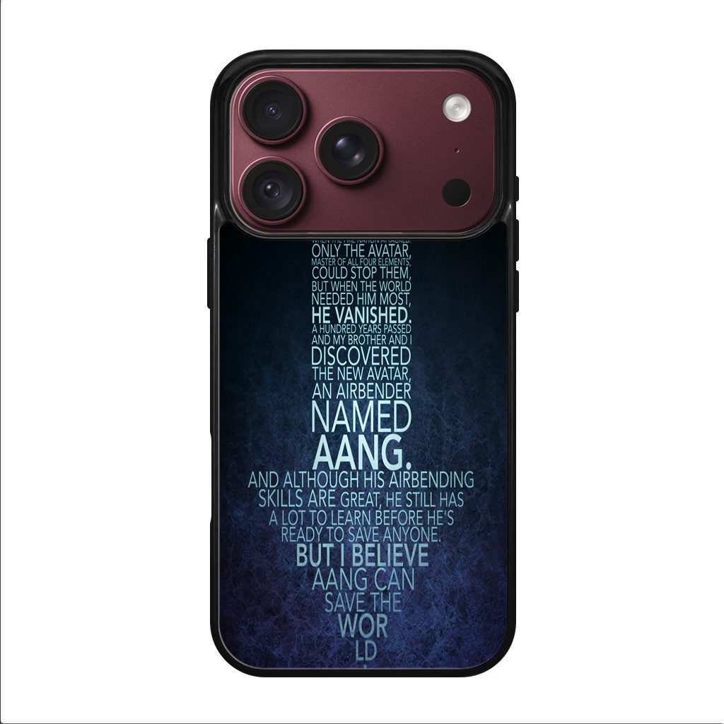 Avatar Quotes iPhone 18 Pro / 18 Pro Max Case