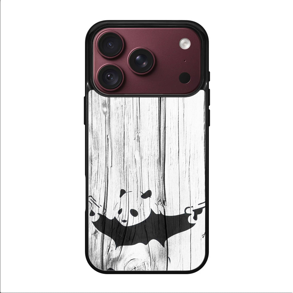 Banksy Graffiti Panda iPhone 18 Pro / 18 Pro Max Case
