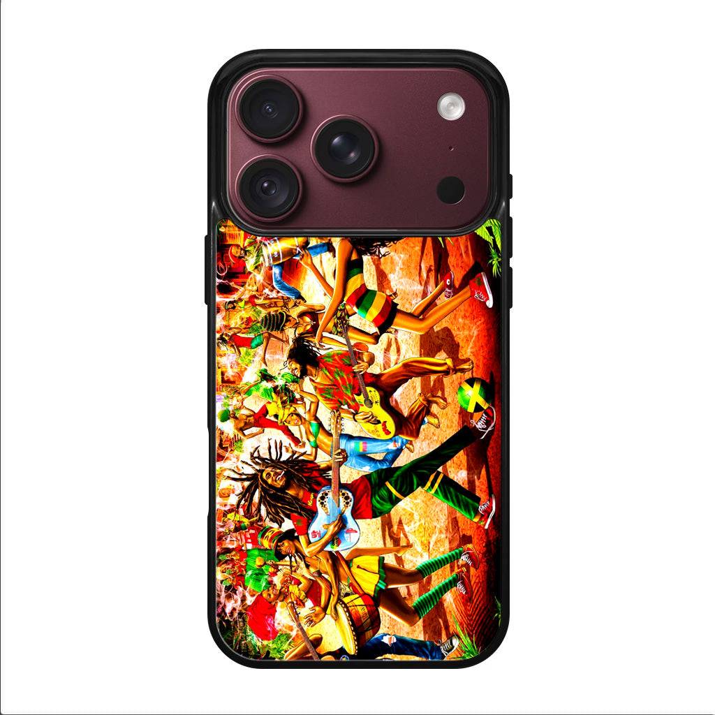 Bob Marley Reggae iPhone 18 Pro / 18 Pro Max Case