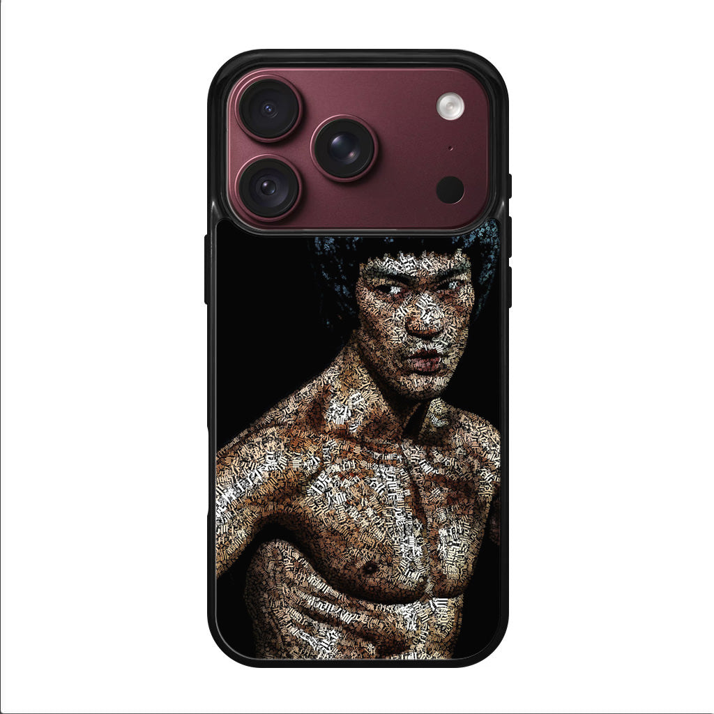 Bruce Lee Typograph iPhone 18 Pro / 18 Pro Max Case