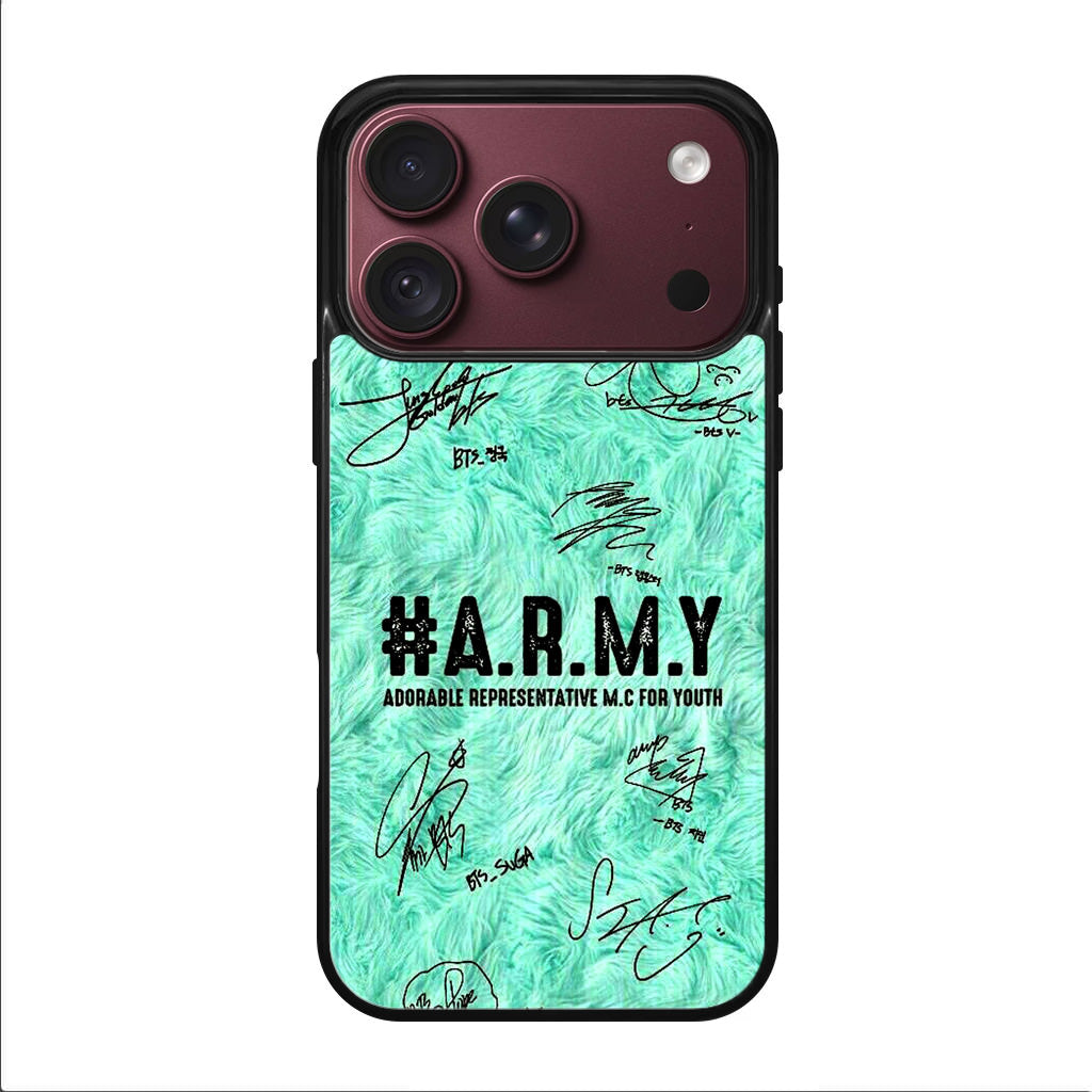 BTS Army Signature iPhone 18 Pro / 18 Pro Max Case