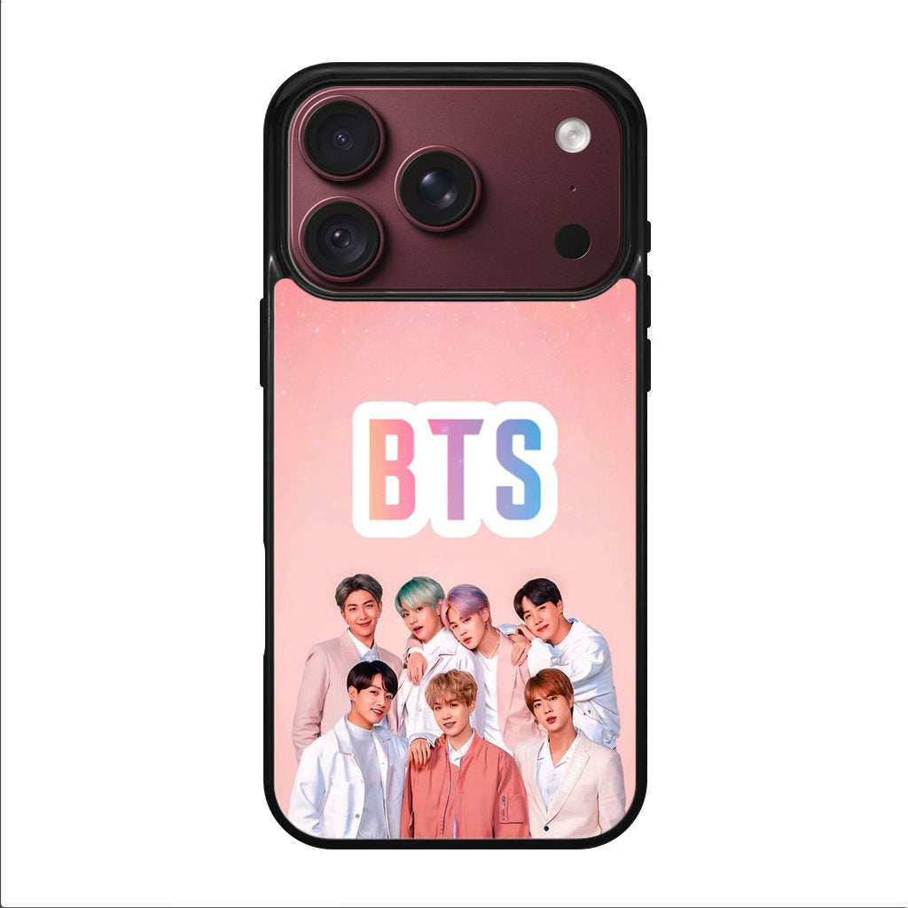 BTS Member in Pink iPhone 18 Pro / 18 Pro Max Case