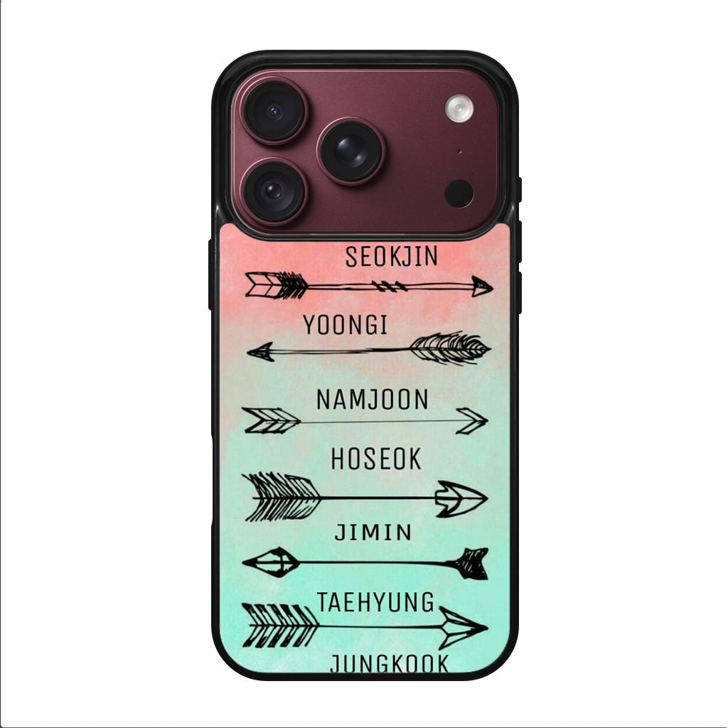 BTS Members Name iPhone 18 Pro / 18 Pro Max Case