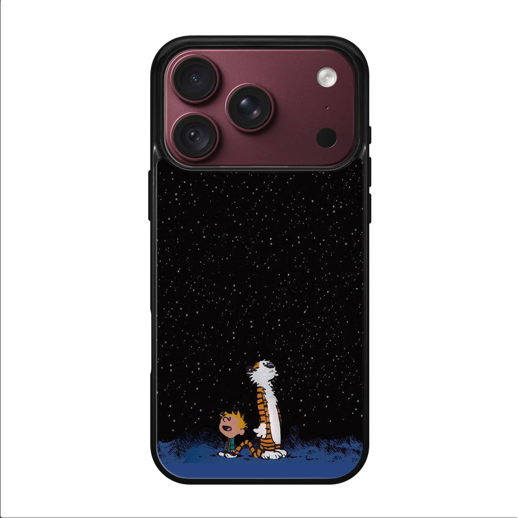 Calvin and Hobbes Space iPhone 18 Pro / 18 Pro Max Case
