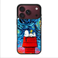 Dog Lying Under Starry Night Van Gogh iPhone 18 Pro / 18 Pro Max Case