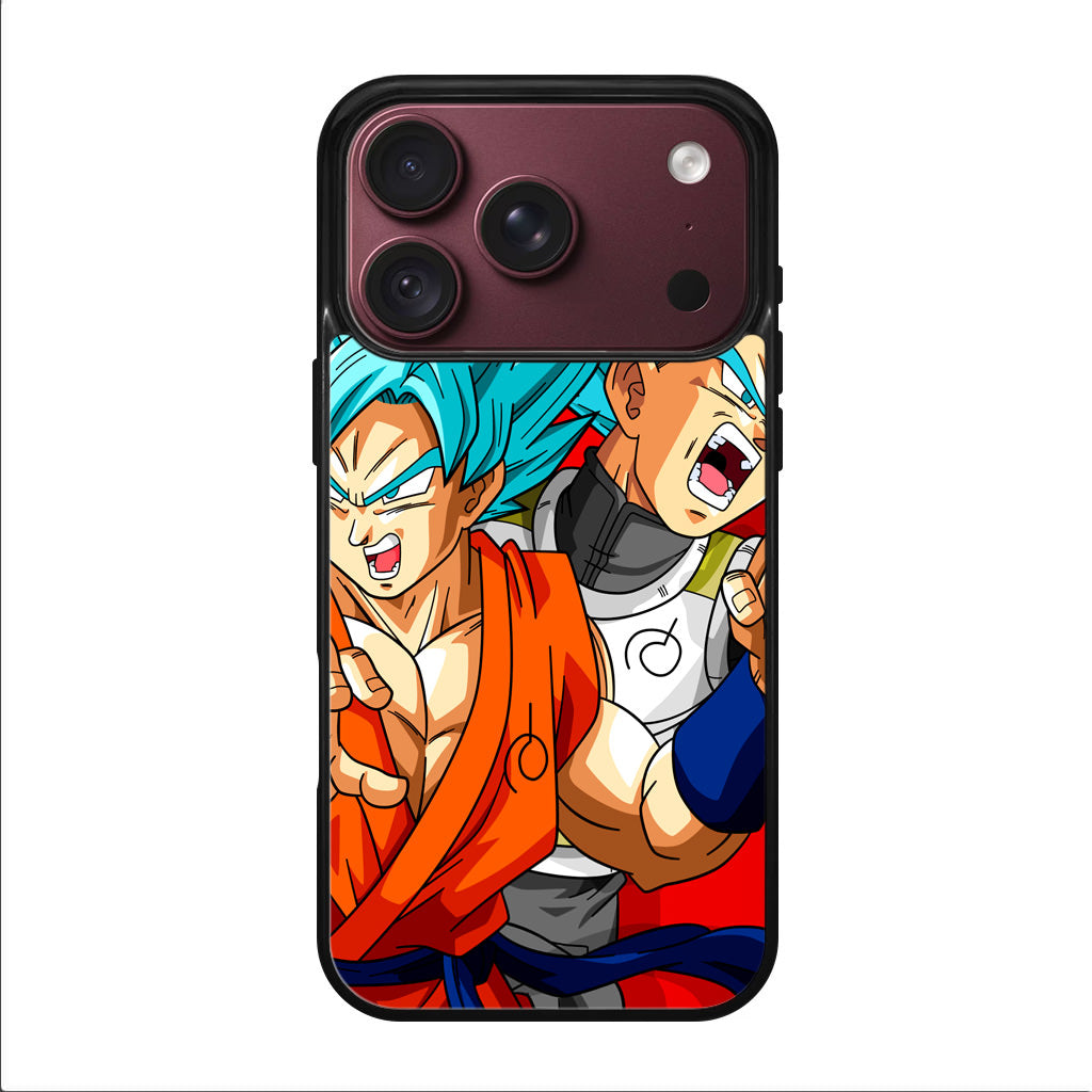 Dragon Ball Super SSGSS Goku And Vegeta iPhone 18 Pro / 18 Pro Max Case