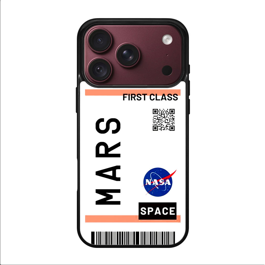 First Class Ticket To Mars iPhone 18 Pro / 18 Pro Max Case