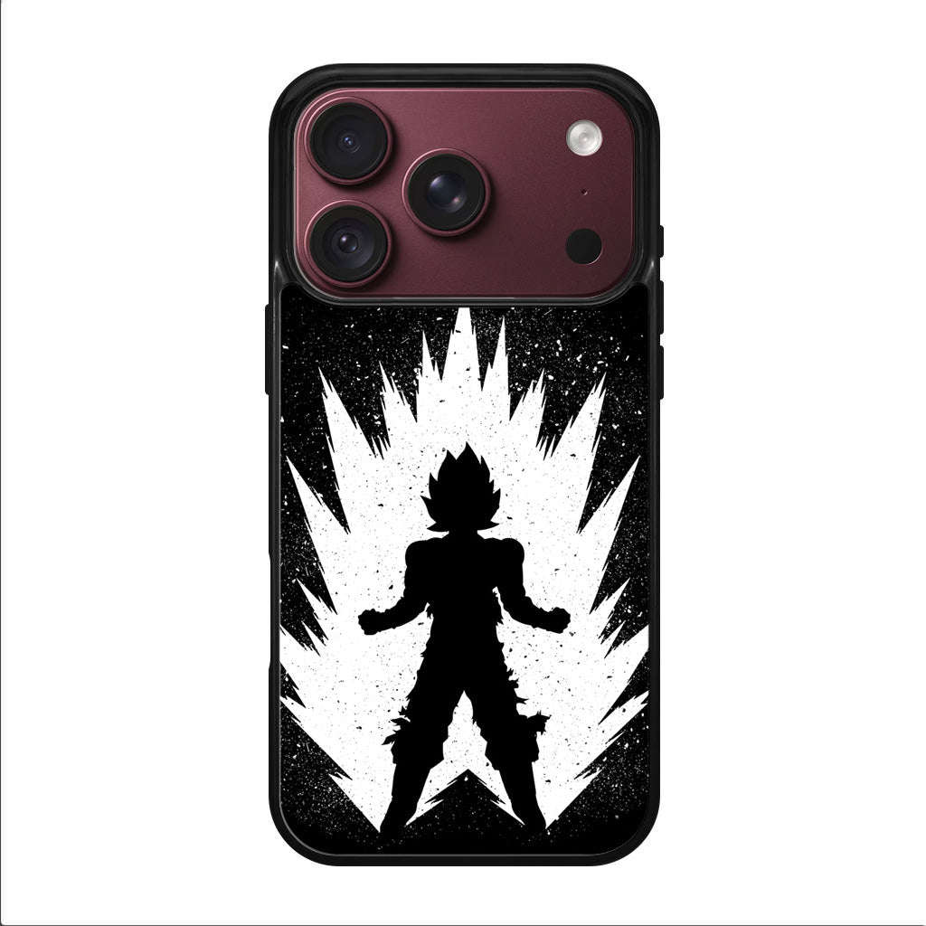 Goku Super Saiyan Black White iPhone 18 Pro / 18 Pro Max Case