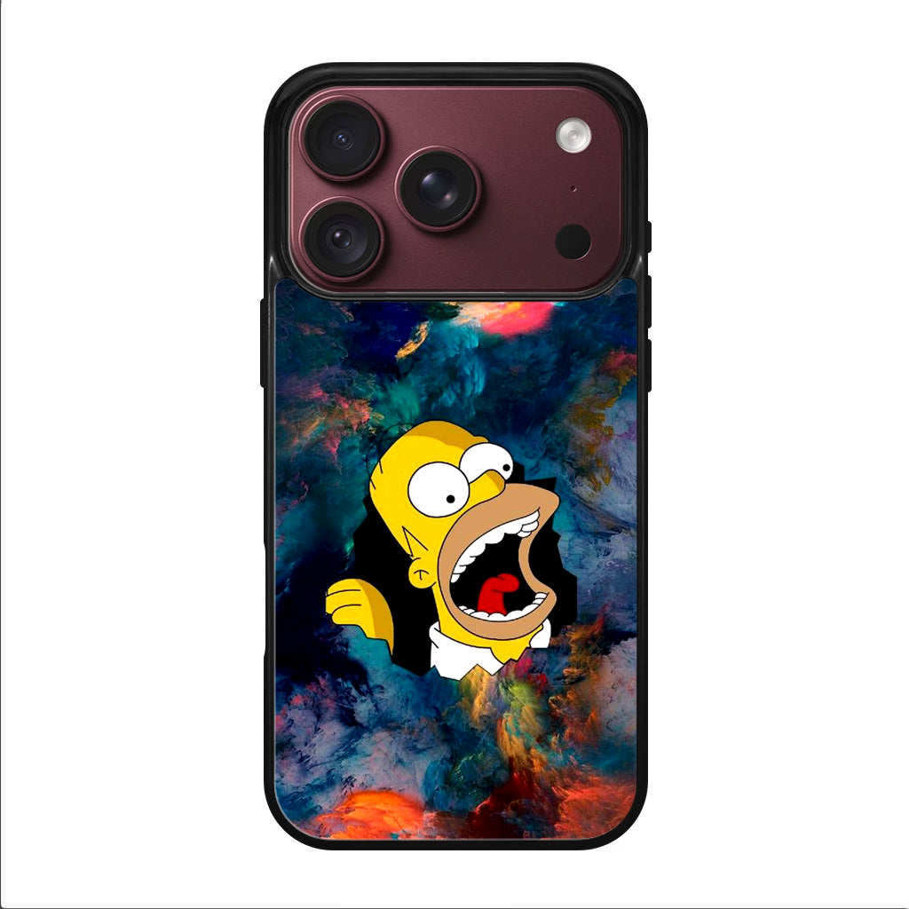 Homer Behind The Black Hole iPhone 18 Pro / 18 Pro Max Case