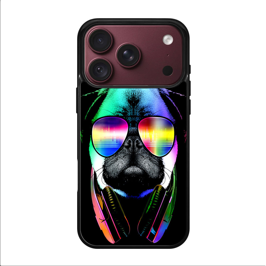 Music Lover Pug V iPhone 18 Pro / 18 Pro Max Case