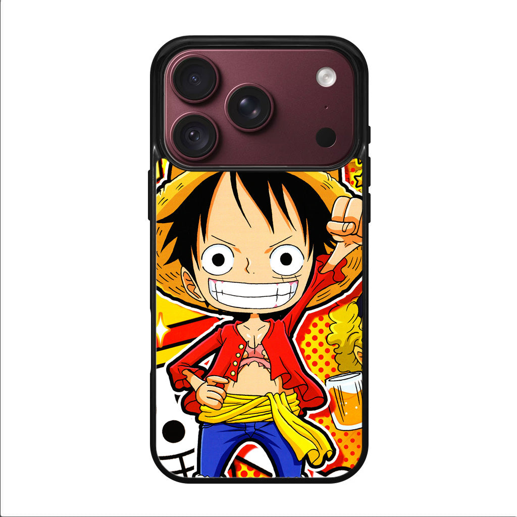 One Piece Cute Luffy iPhone 18 Pro / 18 Pro Max Case