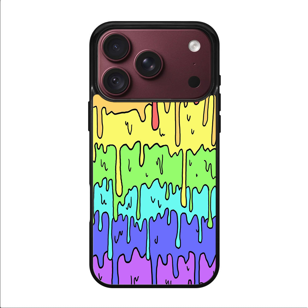 Pastel Kawaii Melting Rainbow iPhone 18 Pro / 18 Pro Max Case