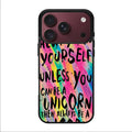 Rainbow Unicorn Quote iPhone 18 Pro / 18 Pro Max Case