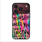 Rainbow Unicorn Quote iPhone 18 Pro / 18 Pro Max Case
