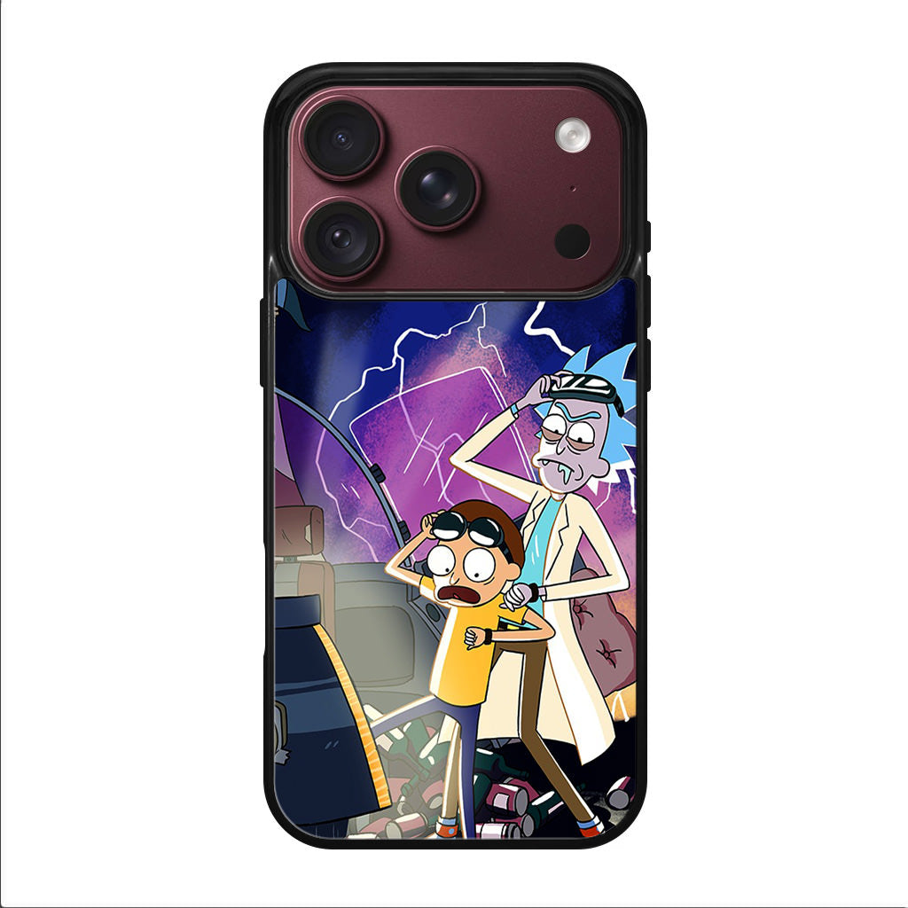 Rick And Morty Back To The Future iPhone 18 Pro / 18 Pro Max Case