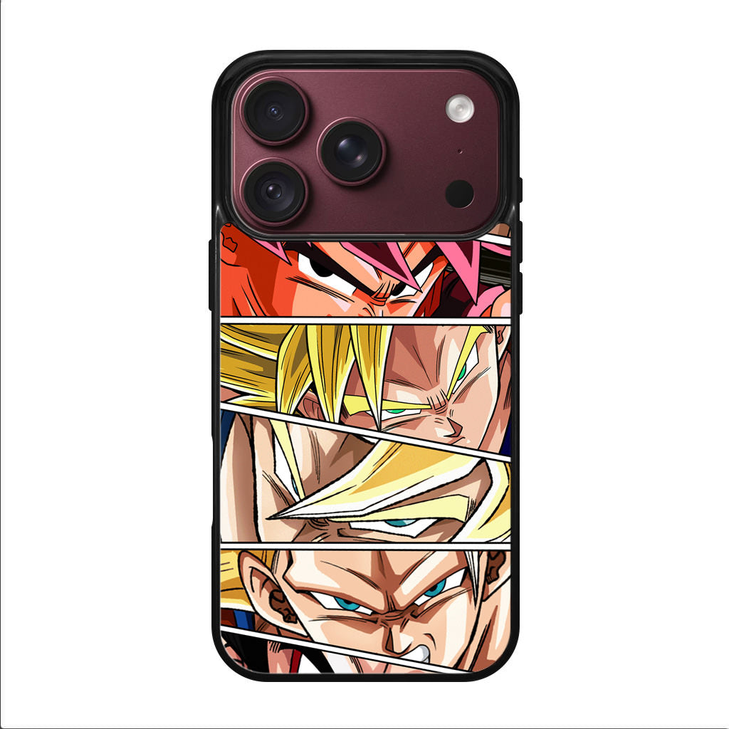 Son Goku Forms iPhone 18 Pro / 18 Pro Max Case