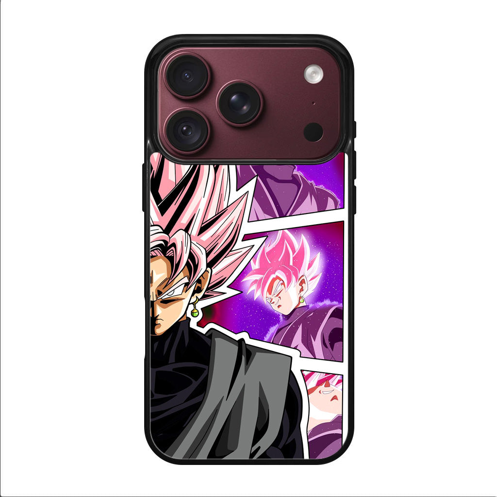 Super Goku Black Rose Collage iPhone 18 Pro / 18 Pro Max Case