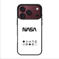 NASA Minimalist White iPhone 18 Pro / 18 Pro Max Case