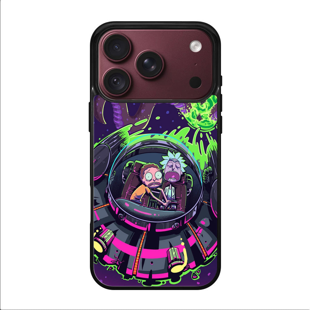 Rick And Morty Spaceship iPhone 18 Pro / 18 Pro Max Case