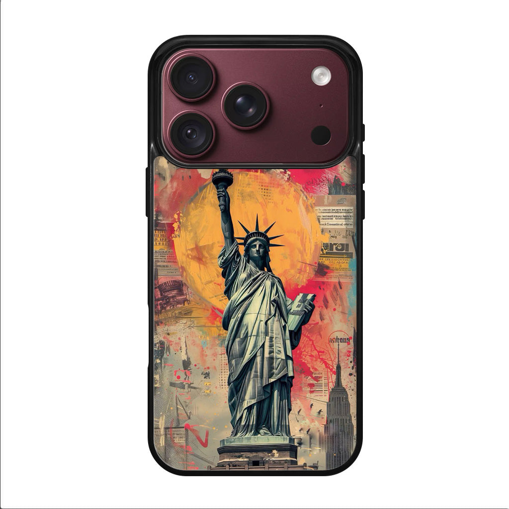 Canvas Art Statue of Liberty iPhone 18 Pro / 18 Pro Max Case