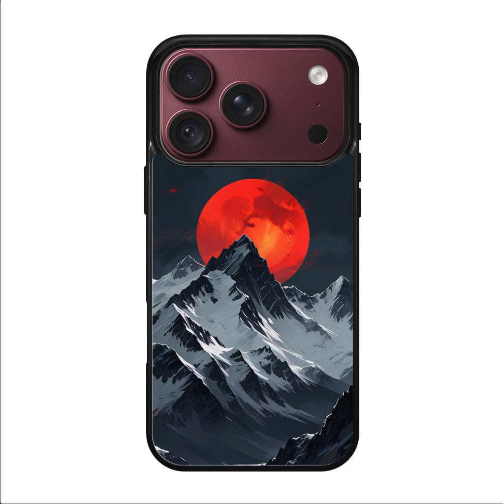 Crimson Eclipse The Mountain iPhone 18 Pro / 18 Pro Max Case