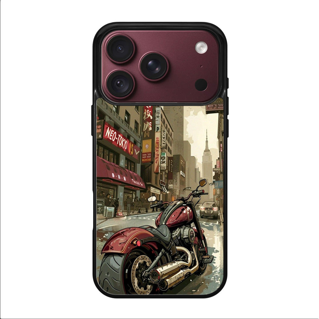 Motorcycle In Tokyo Streets iPhone 18 Pro / 18 Pro Max Case