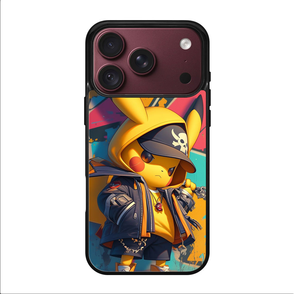 Pikachu Street Rebellion iPhone 18 Pro / 18 Pro Max Case