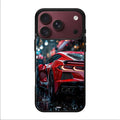 Red Sport Car in the Rain iPhone 18 Pro / 18 Pro Max Case
