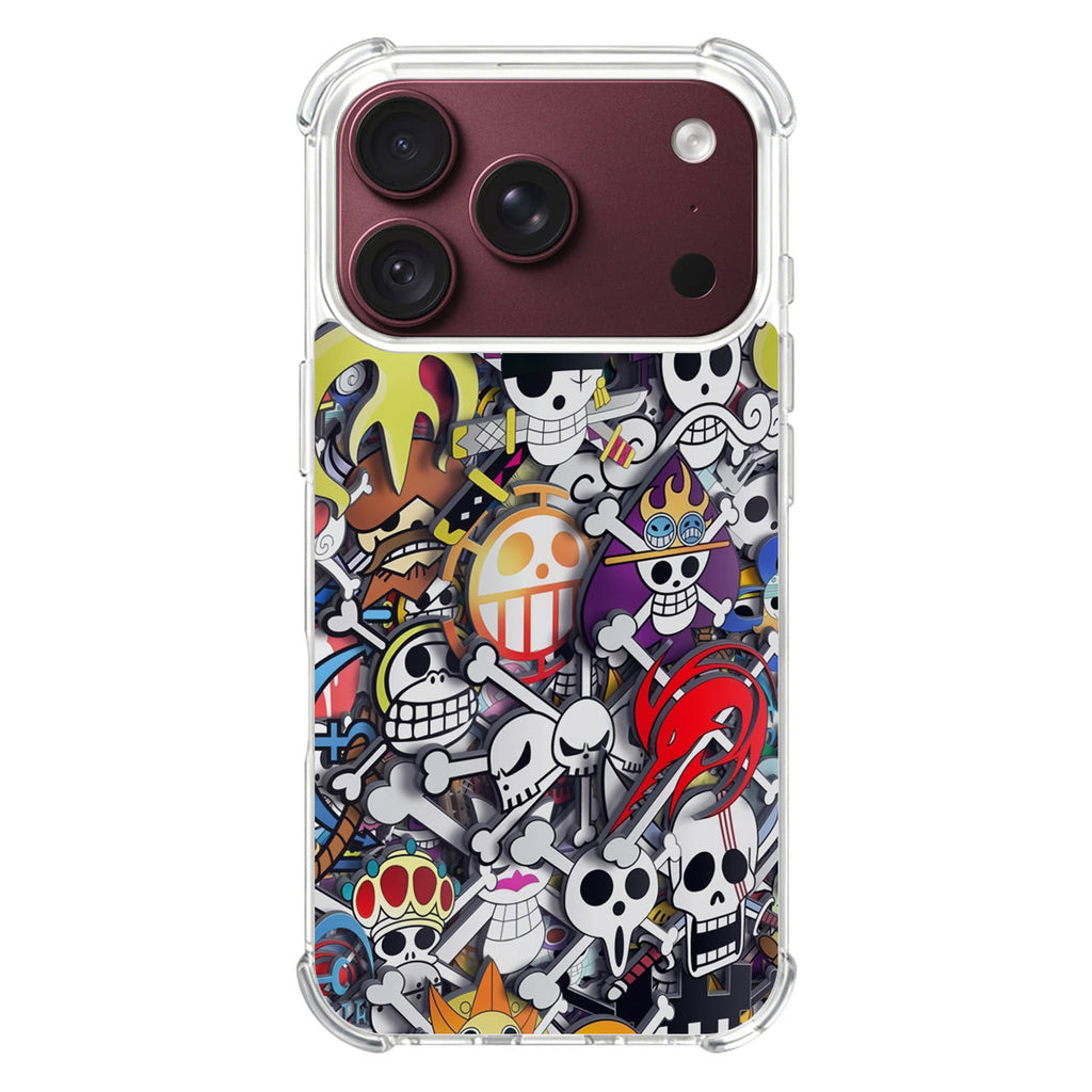 All Pirate Symbols One Piece iPhone 18 Pro / 18 Pro Max Case