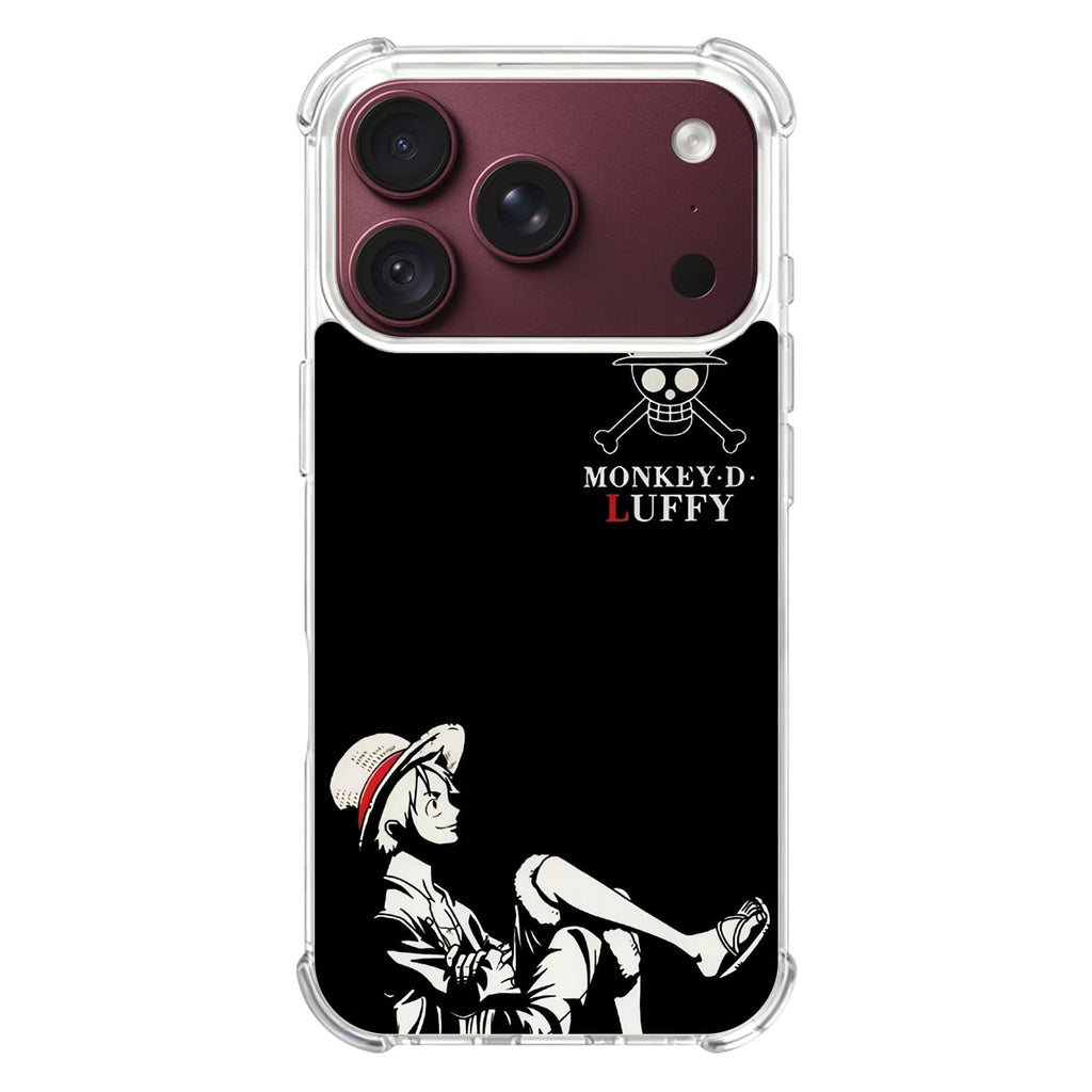 Monkey D Luffy Black And White iPhone 18 Pro / 18 Pro Max Case