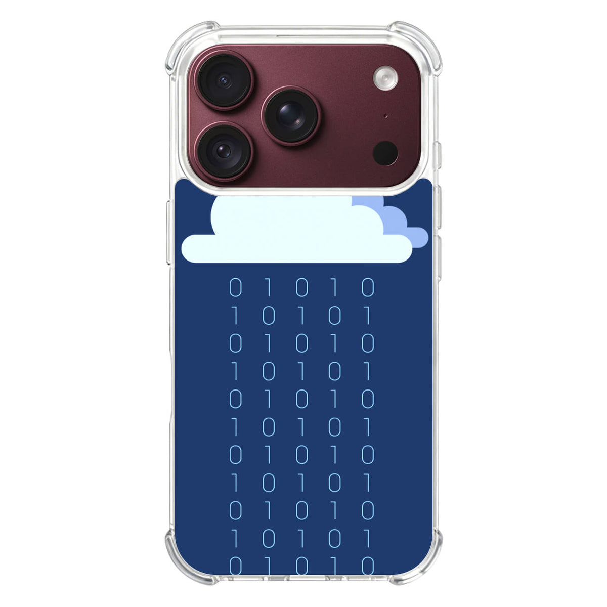Abstract Binary Minimalist iPhone 18 Pro / 18 Pro Max Case