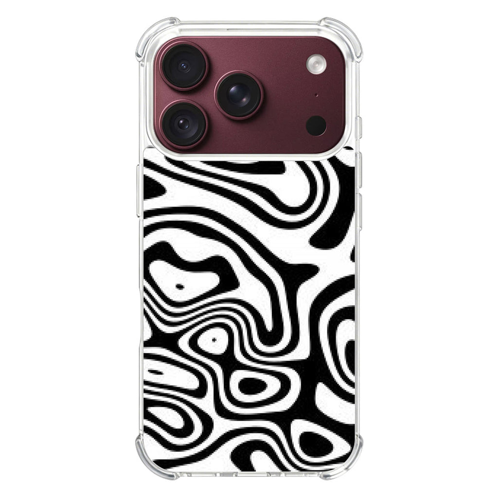 Abstract Black and White Background iPhone 18 Pro / 18 Pro Max Case