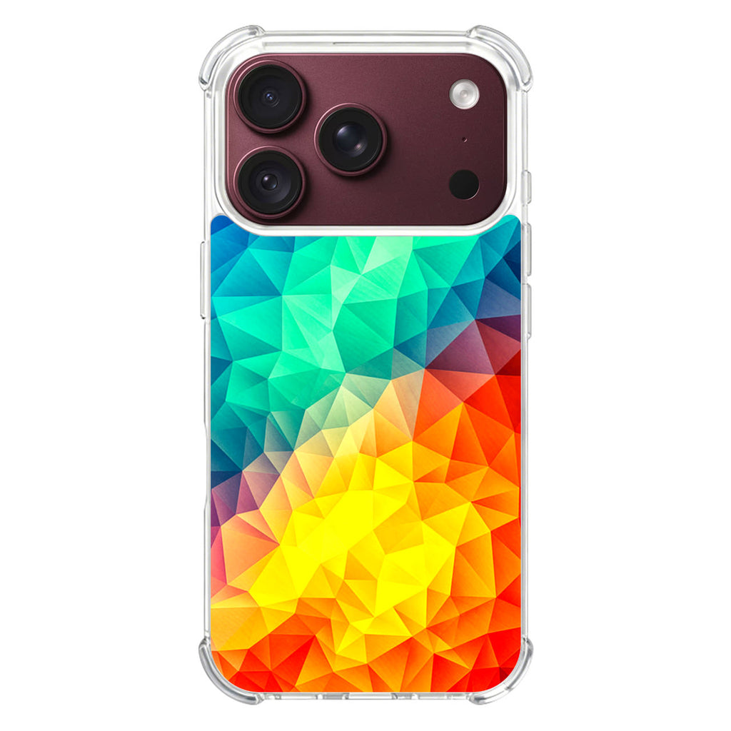 Abstract Multicolor Cubism Painting iPhone 18 Pro / 18 Pro Max Case