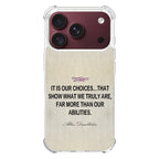 Albus Dumbledore Quote iPhone 18 Pro / 18 Pro Max Case