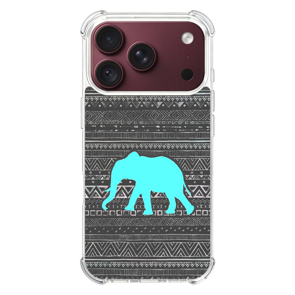 Aztec Elephant Turquoise iPhone 18 Pro / 18 Pro Max Case