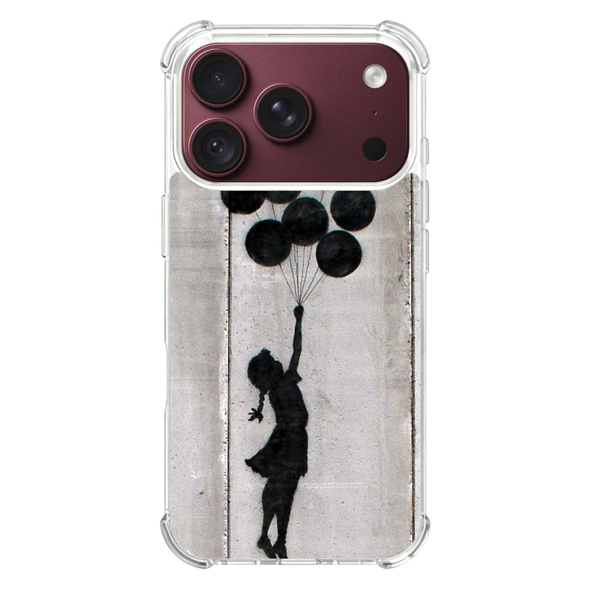 Banksy Girl With Balloons iPhone 18 Pro / 18 Pro Max Case