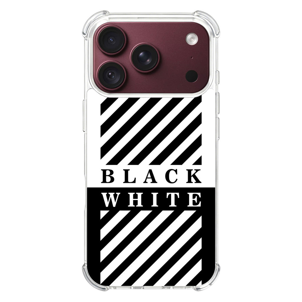 Black White Stripes iPhone 18 Pro / 18 Pro Max Case