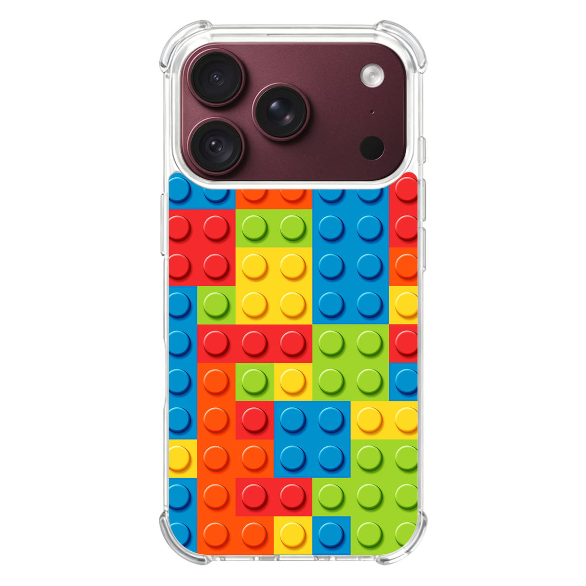 Blocks Rainbow Pattern iPhone 18 Pro / 18 Pro Max Case