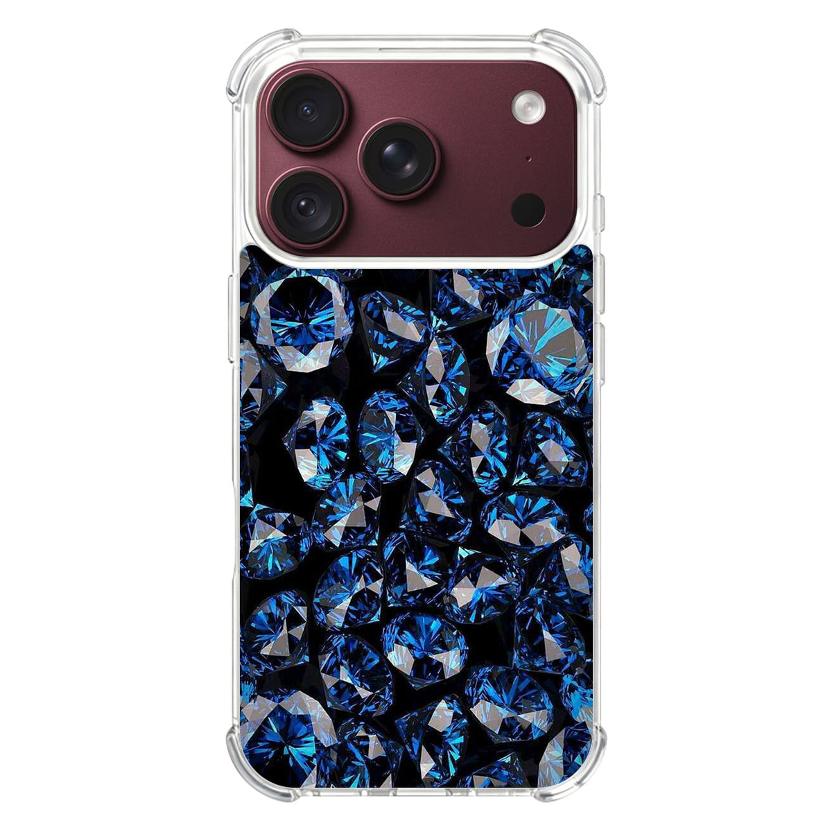 Blue Diamonds Pattern iPhone 18 Pro / 18 Pro Max Case